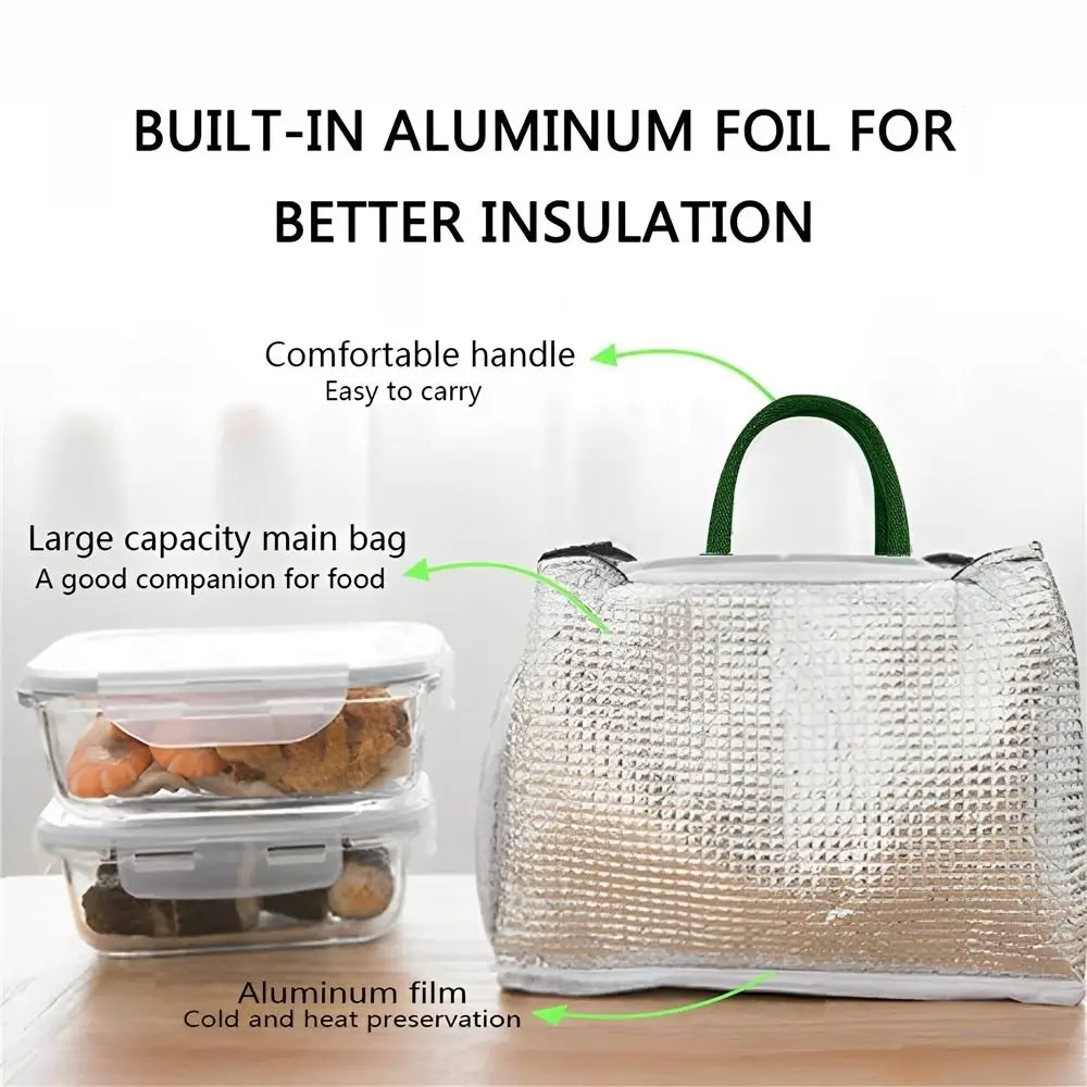 Reusable Lunch Bag for Women Large Capacity Small Insulated Cooler Lunch Container Leakproof Lunch Tote Bags