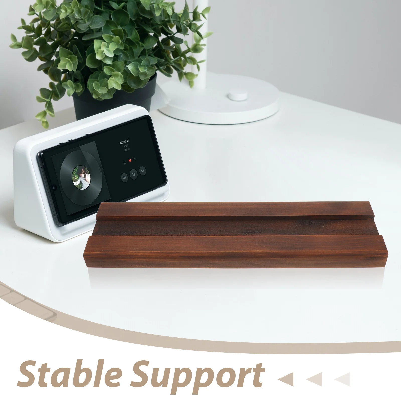 

Деревянный напольный держатель, полная длина, подставка для зеркала, подставка для домашнего декора, простой прочный дизайн, зеркальный дисплей в полный рост