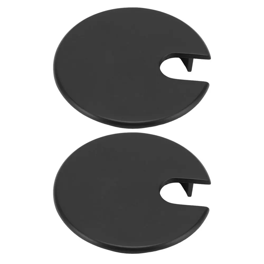 2pcs Durable Zinc Alloy Desk Grommet Round 35mm Opening Cable Hole Cover Desk Cord Gromme Computer Desk