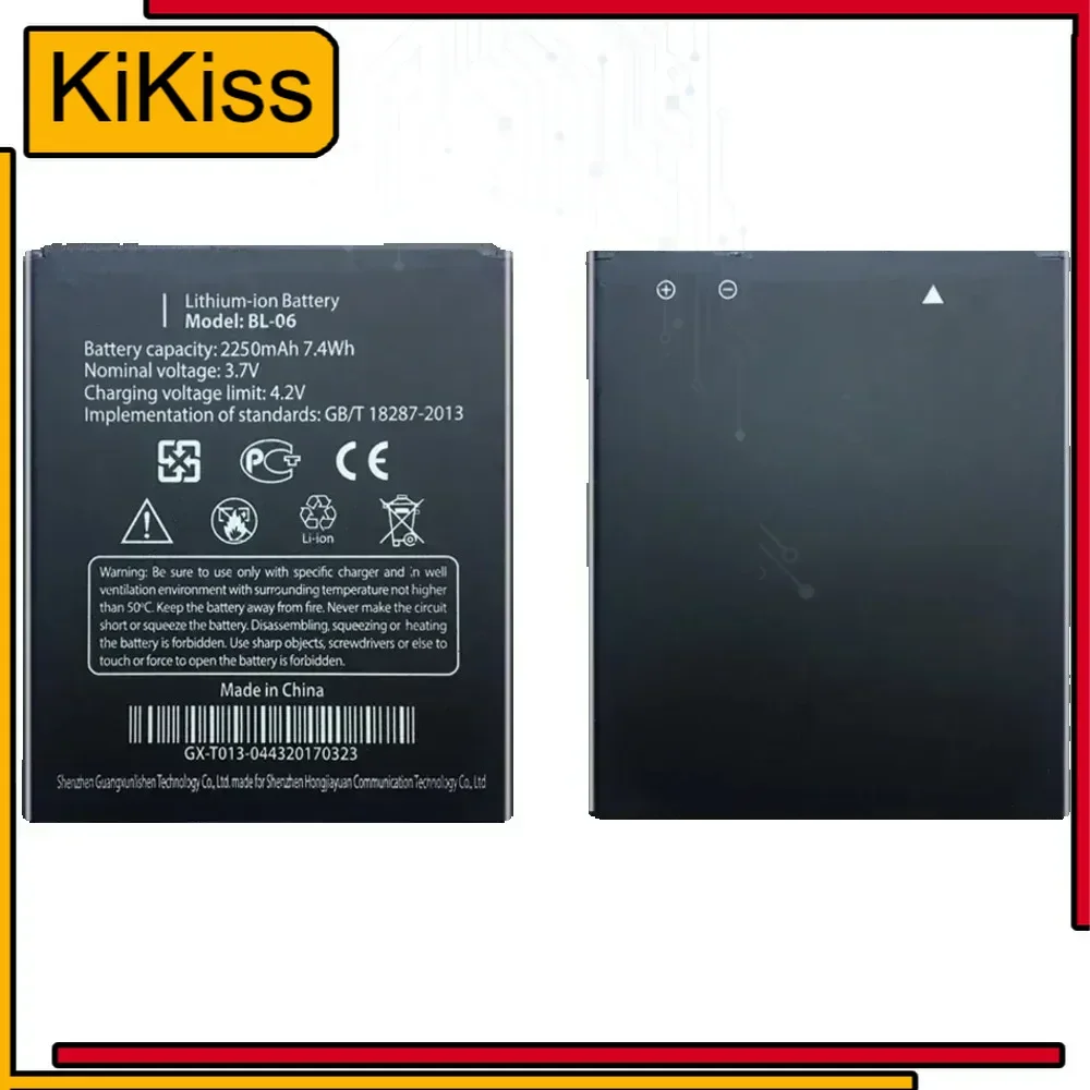 NEW BL-06 Mobile Phone BL06 BL 06 For THL T6 Pro T6C T6S / DEXP IXION ES2 5 Inch Replacement Battery 2250Mah