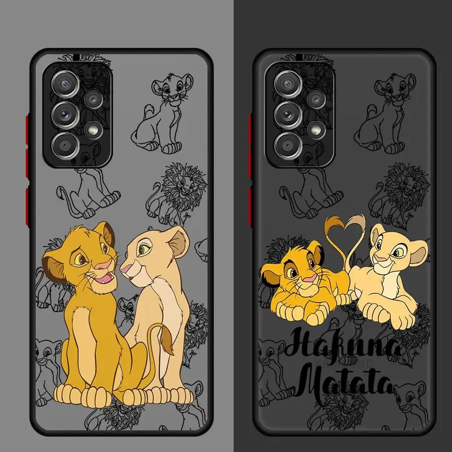 Lion King Disney Cute Phone case for Samsung Galaxy A10 A20 A30 A50 A70 A01 A02 A03 A04 A05 S e Core soft funda cases