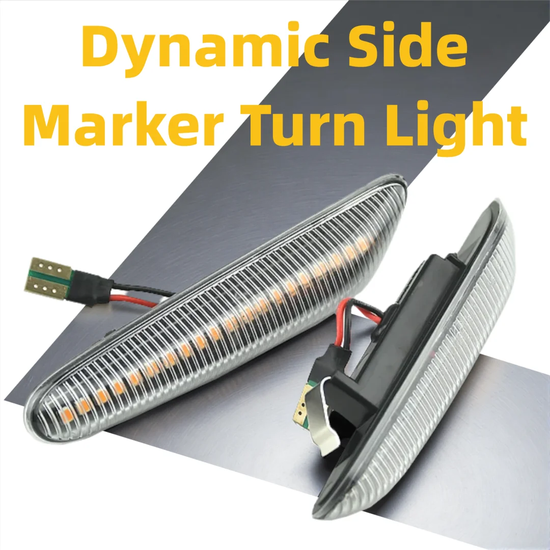 LED Dynamic Turn Signal Blinker Side Marker Mirror Indicator Light for BMW 5 Series E60 E61 2004 2005 2006 2007 2008 2009 2010