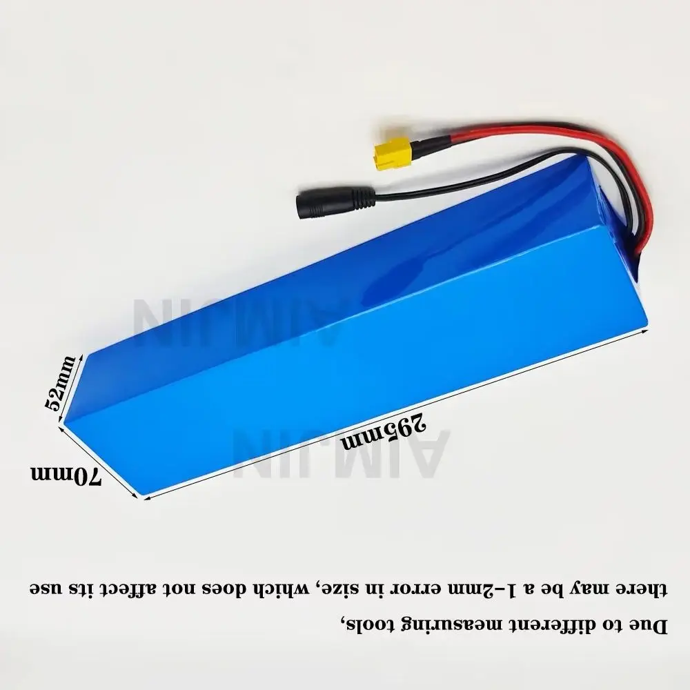 

New 60V 6800mAH 6.8Ah E-Bike With BMS + 67.2V Charger Bike Scooter 18650 Lithium Ion 16S2P Battery Pack