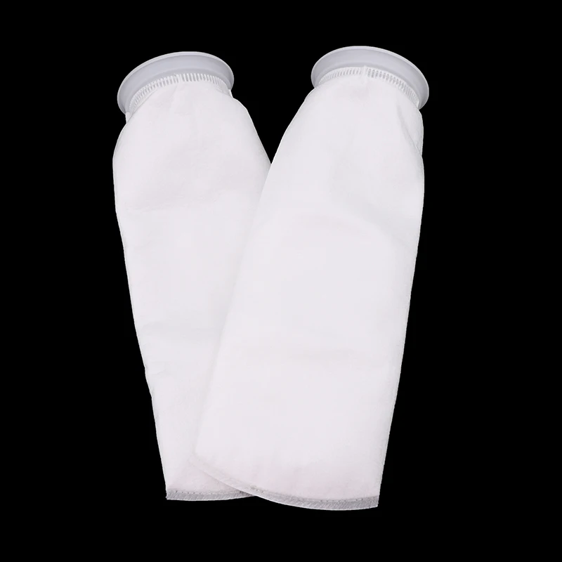 1PCS Aquarium Filter Socks Bags 50/75/100/150/200 Micron Reusable Fish Tank Felt Filter Bags For Fish Tank Filtration Pond