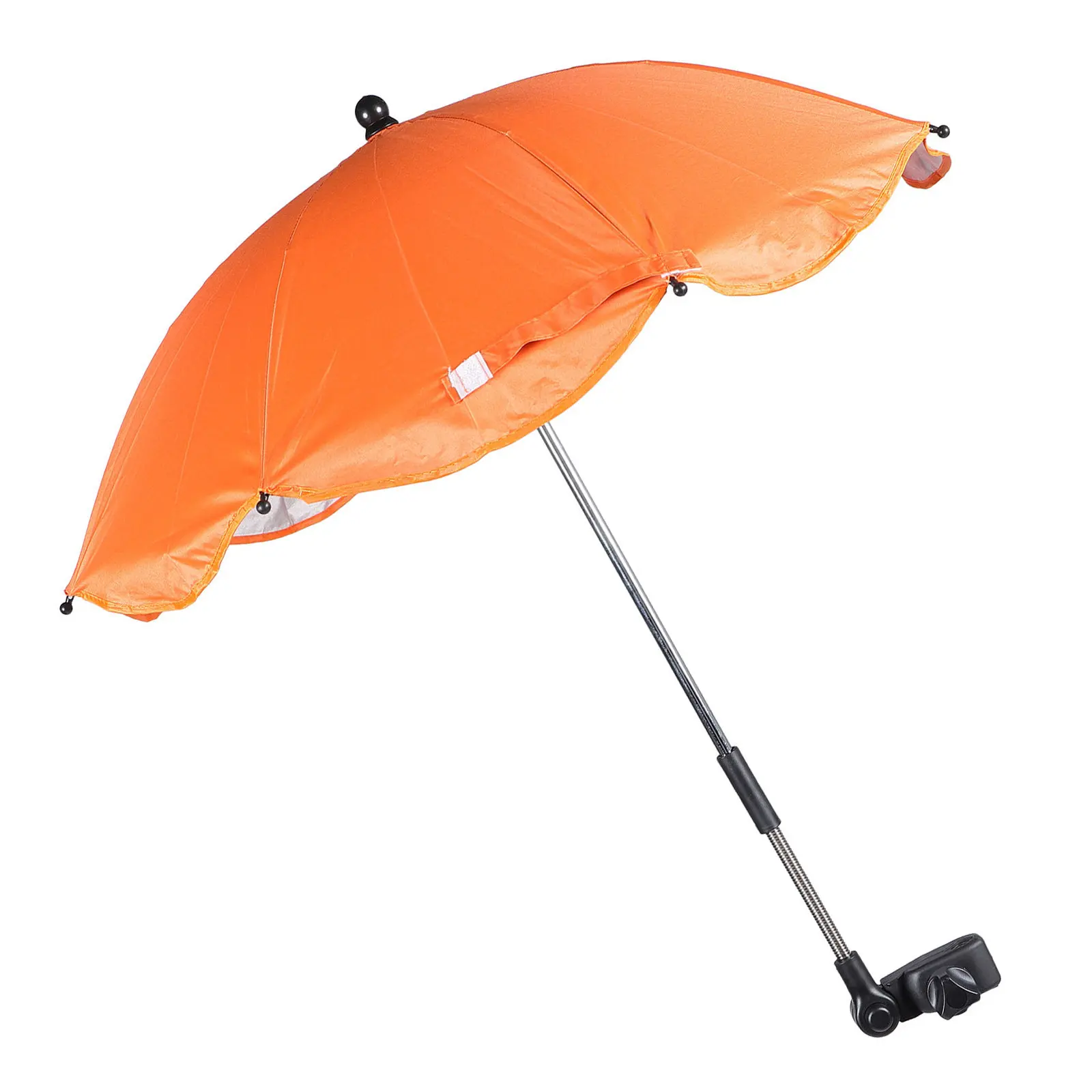 

Upf 50 Uv Protection Baby Stroller Umbrella Clip on Sun Shade for Push Chair Trolley Wheelchair Beach Chair Bike Detachable