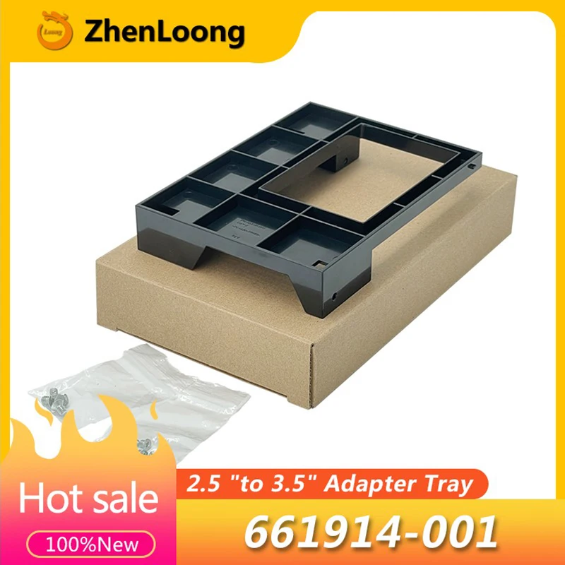 661914 ZhenLoong baru 2.5 5-001 hingga 3.5 inci Hard Drive Caddy untuk HPE 651314 774026-001 DL380 DL388 ML350 ML110 Gen10 G9 G8