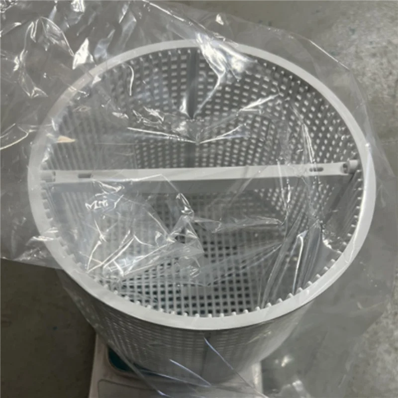 

2PCS Skimmer Basket Remove Leaves Skimmer Filter Basket For Swimming Pool For Pond For Hayward SPX1082 B-152 White