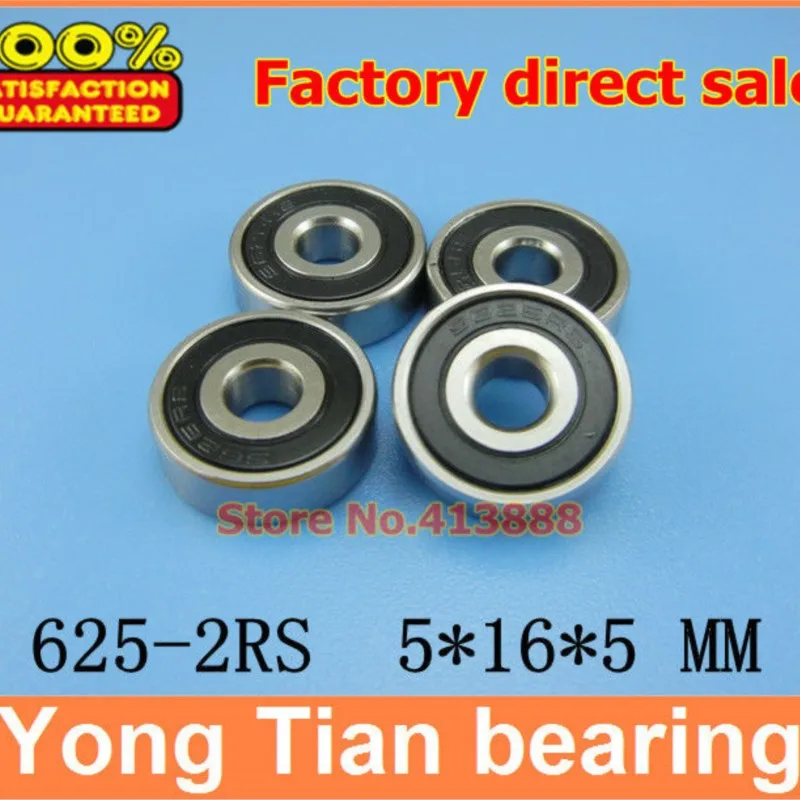 

NBZH bearing(1pcs) SUS440C Environmental Corrosion Resistant Stainless Steel Bearings (Rubber Seal cover) S625-2RS 5*16*5 Mm