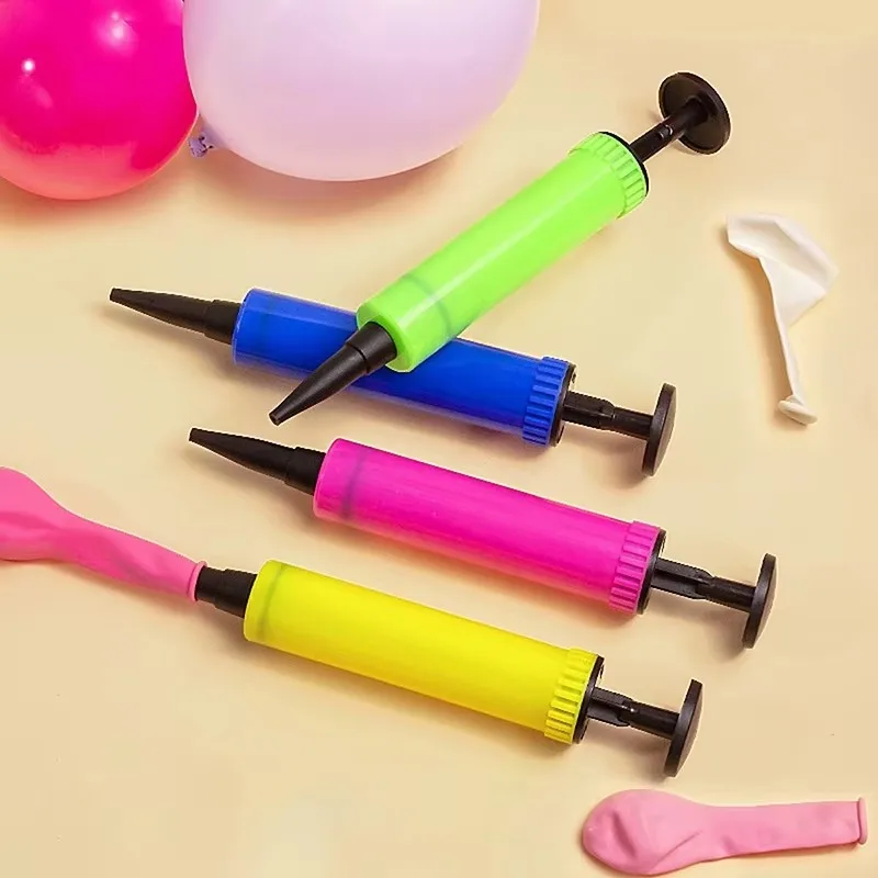 1/2/3 stücke Ballon Pumpe Ballon Inflator Zubehör Hand Push Luftpumpe Hochzeit Valentinstag Geburtstag Party Dekoration Werkzeuge TMZ – Detail 4