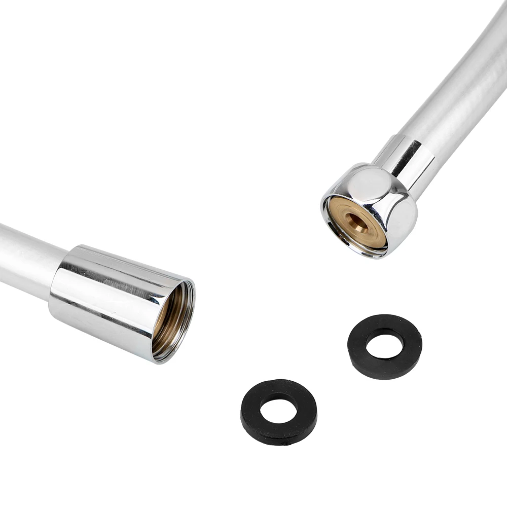 مرنة مكافحة لف اكسسوارات الحمام ارتفاع ضغط GI/2 واجهة عالمية 1.2/1.5/2 متر بولي كلوريد الفينيل خرطوم دش محمول #5