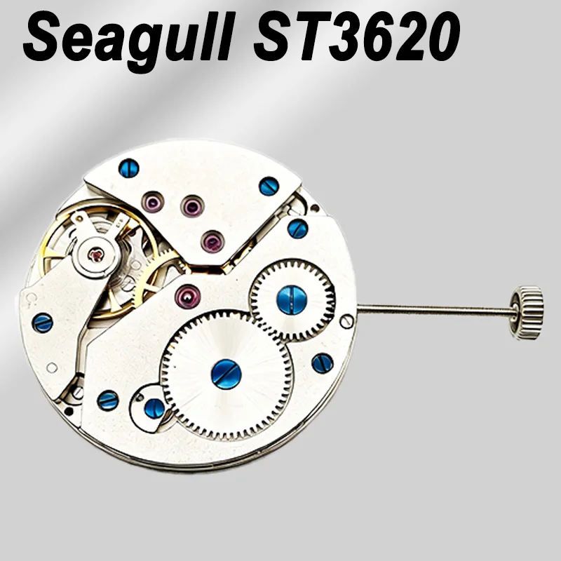Seagull ST3620 6498/6497 Watch Hand Winding Movement high precision Watch Repair 17 Jewels  at 6/9 o'clock Mechanical Movement