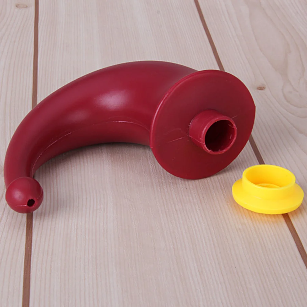 Yoga Neti Pot enjuague Nasal lavado de nariz riego de senos nasales limpiador de bocina roja