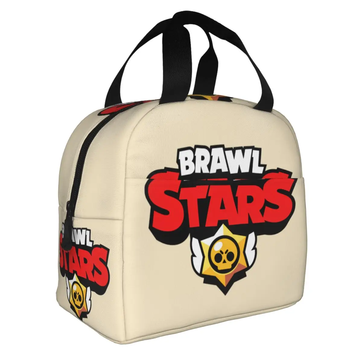 Brawled Game Insulated Lunch Bags High Capacity Meal Container Cooler Bag Tote Lunch Box College Picnic Men Women