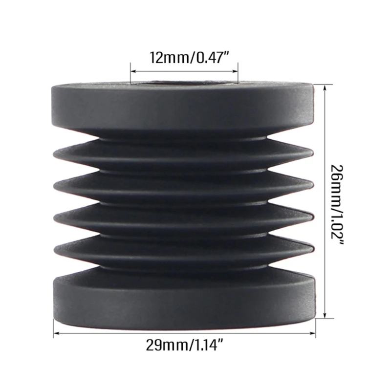 1/4Pieces Anti Vibrations Feet For Bambu Lab X1C P1P P1S Rubber Foot Rubber Shock Pad 3D Printers Part