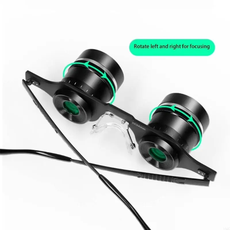 زوج احترافي من النظارات الميدانية ذات العدسات الموضوعية بسعة تكبير 3x وتقنية مقاومة الماء Y4QC