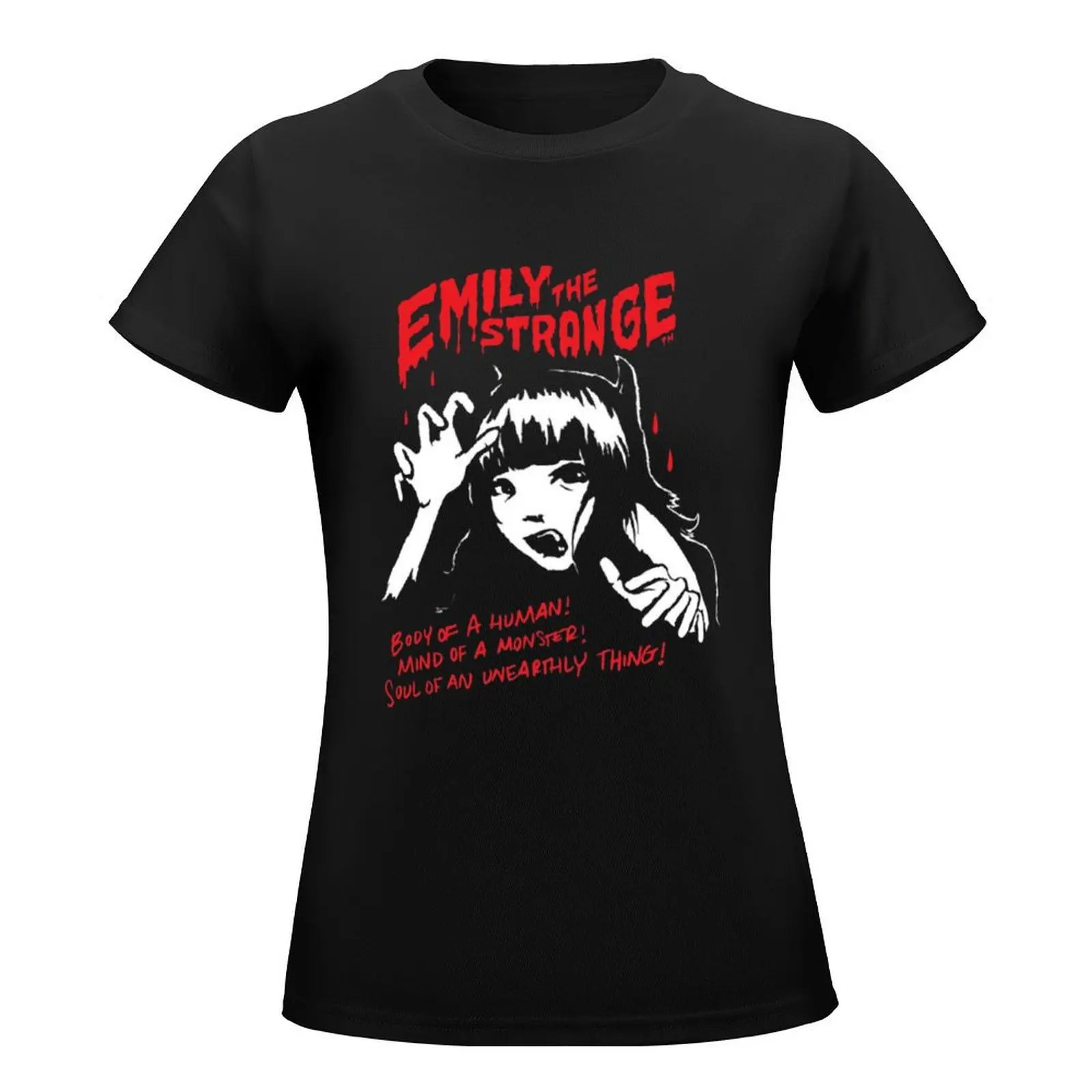 Emily The Strange Emily The Strange T-Shirt tops quick-drying funny t shirts for Women