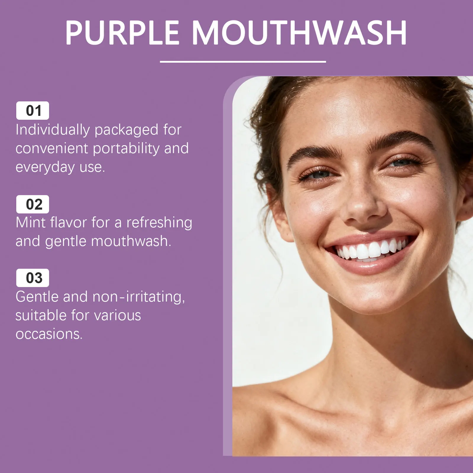 น้ำยาบ้วนปากสีม่วง ปรับสีฟัน ก - Teeth Whitening Natural บทวิจารณ์และราคา