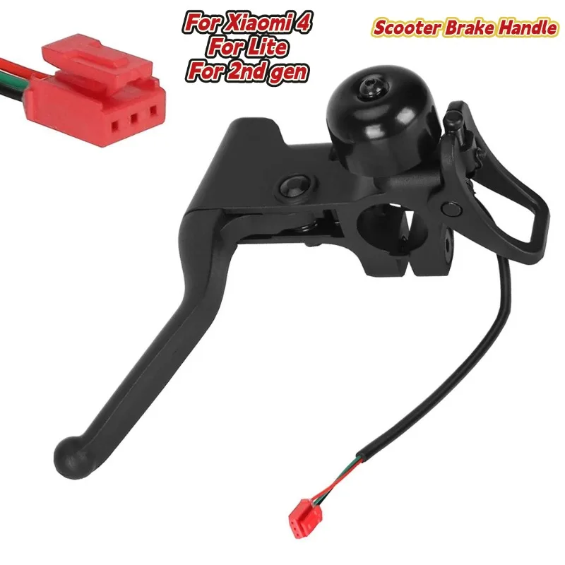 

Electric Scooter Brake Handle With Bell Scooter Brake Handle For Xiaomi 4 For Lite For 2nd Gen Scooter Accessories