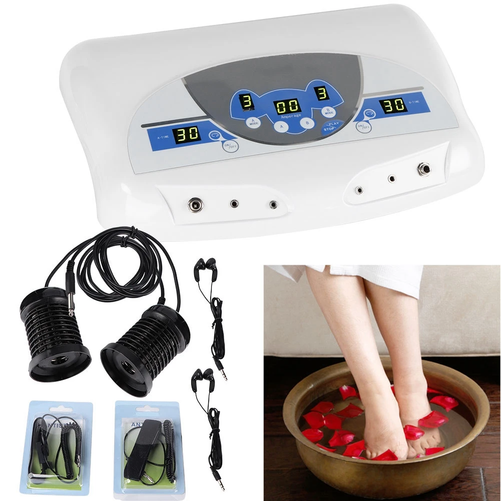 

Ion Detox Machine Body Detox Machine Ion Array Music Footbath Spa Cleanse Ionic Machine for Two People Use Ionic Detox Foot Bath