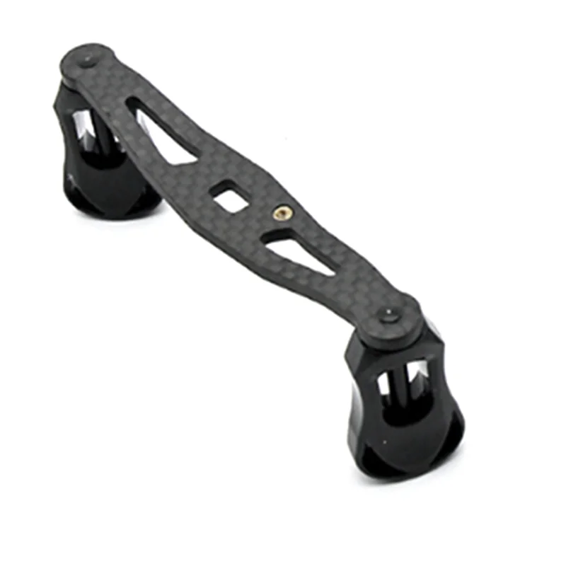 Manovella AEE6-Reel 8X5mm per mulinello da baitcasting Shimano Daiwa Abu Garcia manico in carbonio