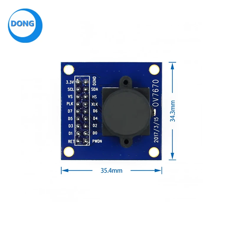 OV7670 CMOS VGA Camera Module For Arduino Raspberry Pi FPGA IoT