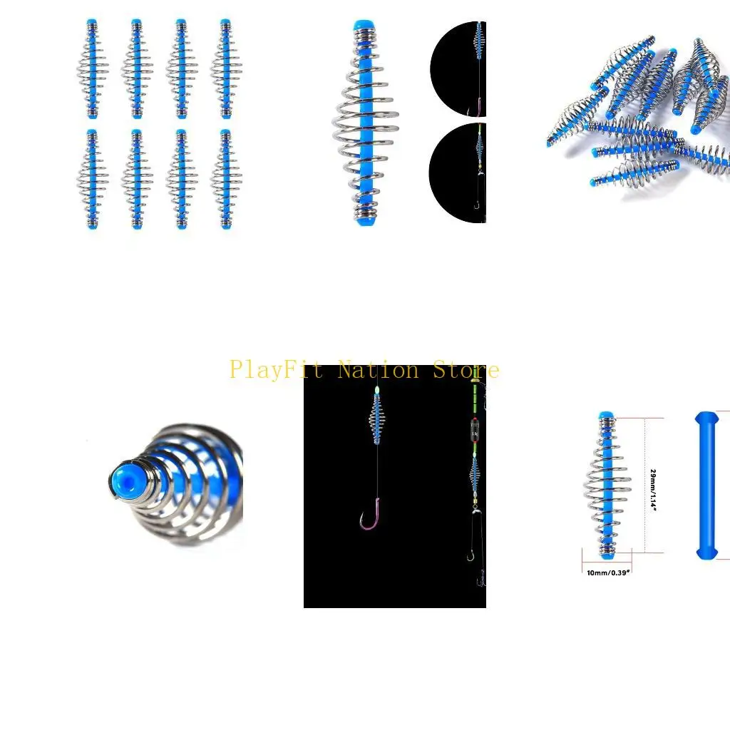 

242F 10/30 шт. катушки для подачи приманок, встроенные методы, рыболовные снасти, бросатель приманок
