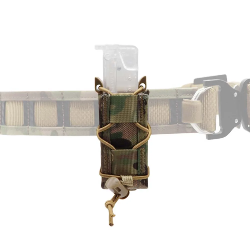 9mm Single/Double/Triple Quick-Draw Magazine Pouch, MOLLE Mounted, Tactical Waist Belt, Hunting Vest
