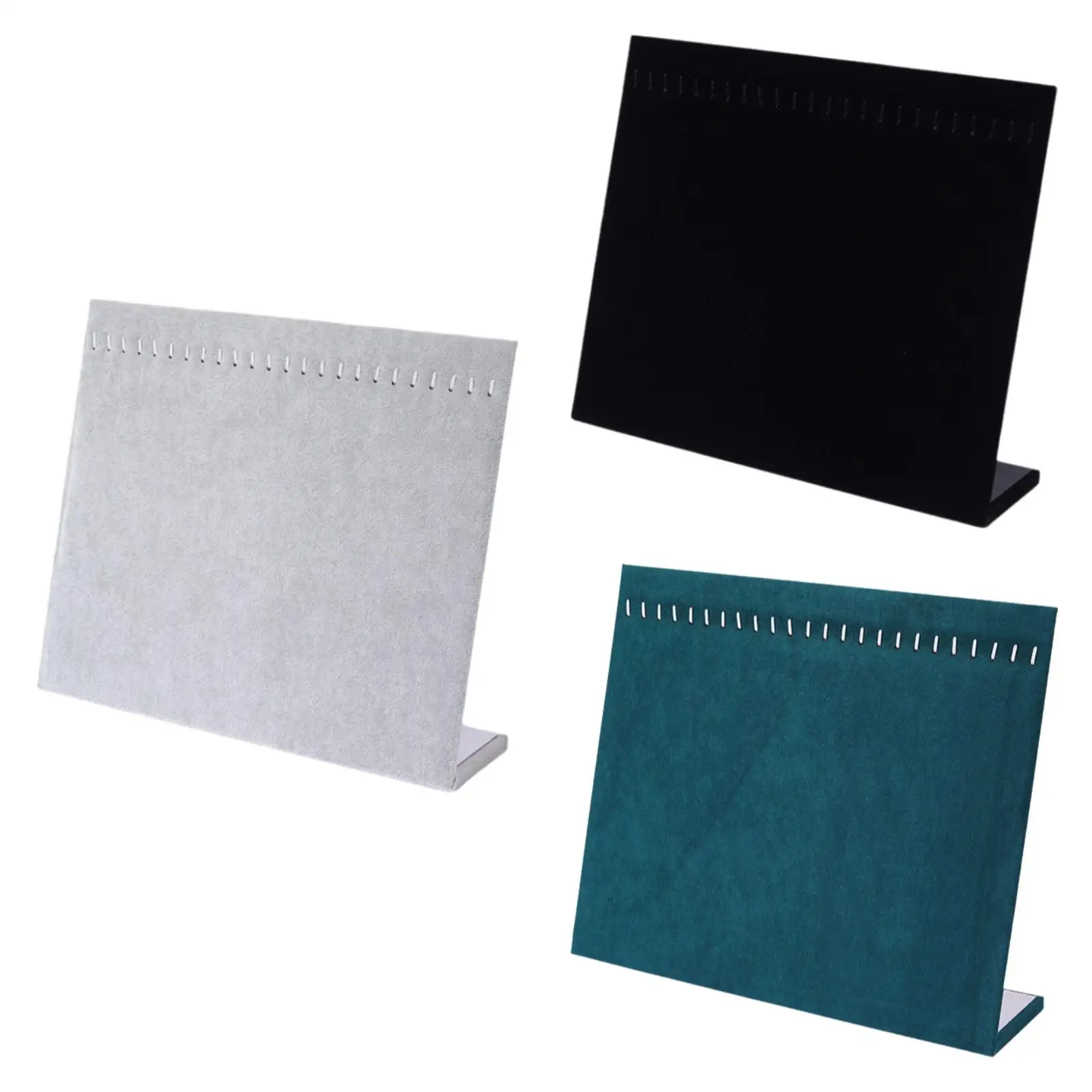 Présentoir de Colliers et Bracelets Portable et Autoportant, Vitrine de Bureau pour Magasin de Bijoux au Détail