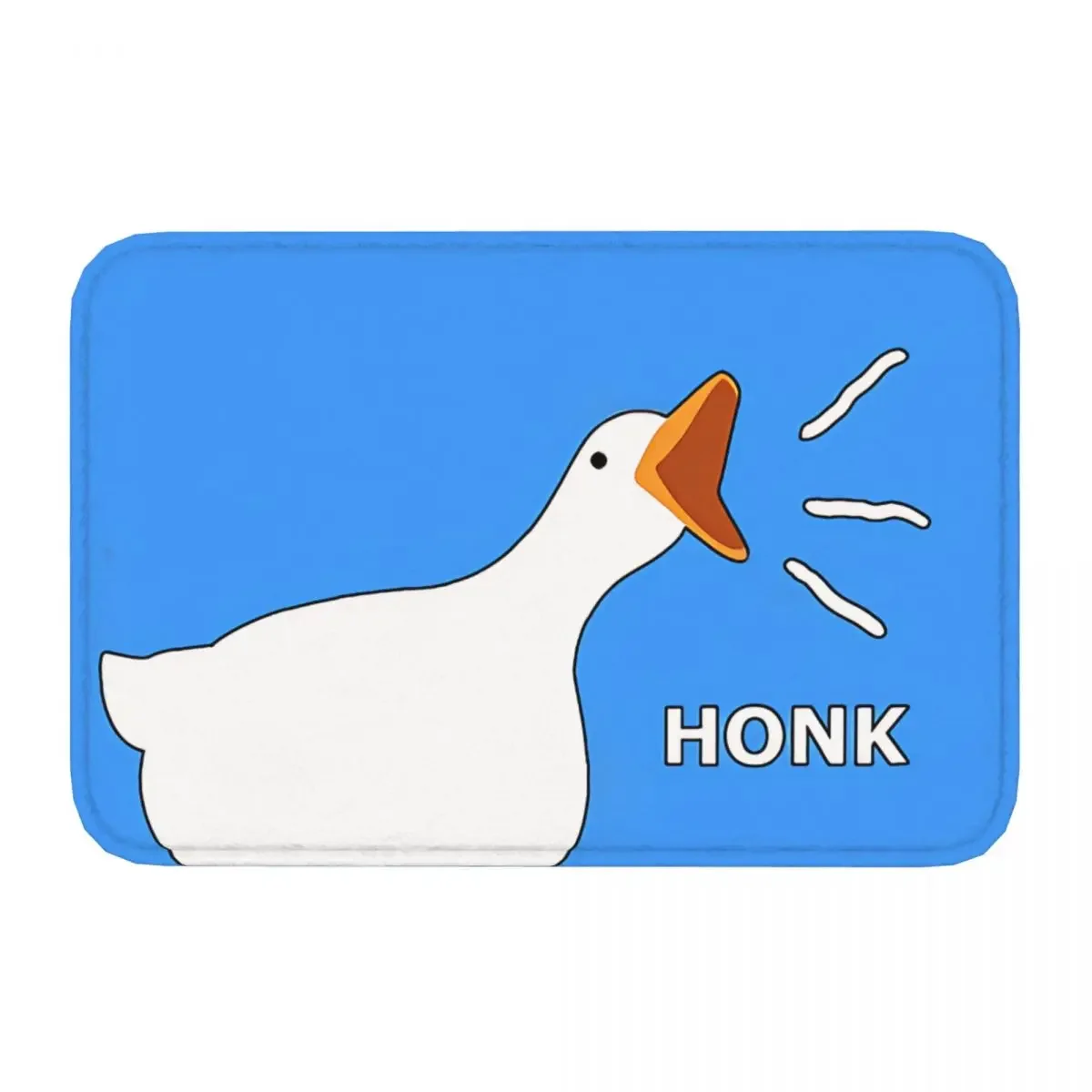 Goose Goose Duck Game Bath Mat Honk Angry Goose Meme Rug Home Doormat Kitchen Carpet Decor