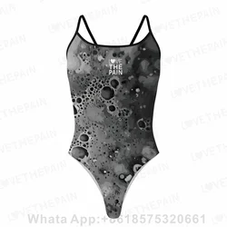 Love The Pain Women Swimsuit Sexy One-piece Comfort Suit Swimwear Bikini Quick Dry Bathing Suit Functional Training Swimsuit