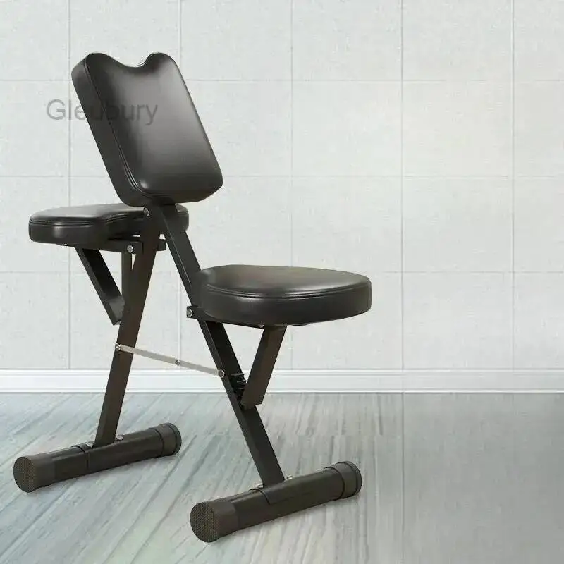 Portable Sha Gua Acupuncture Massage Chair Folding Tattoo Massage Chair Simple Metal Furniture Sedile Per Massaggi MHAMY