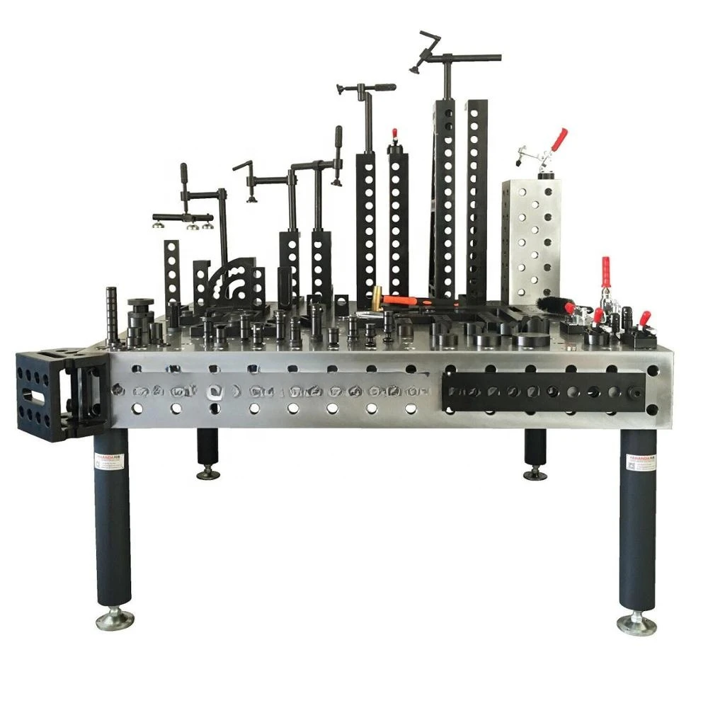 Tavolo di saldatura modulare e tavolo di saldatura del dispositivo con accessori di bloccaggio al Plasma