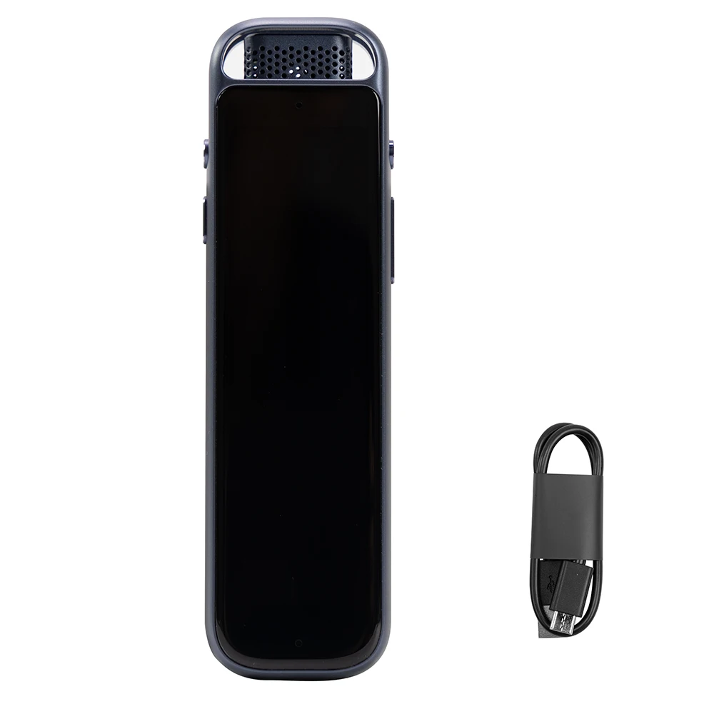 iFLYTEK P1 Pro AI Recorder 3.2-inch Touchscreen Recording Playback Meeting Assistant Real-Time Transcription Interpretation Mic