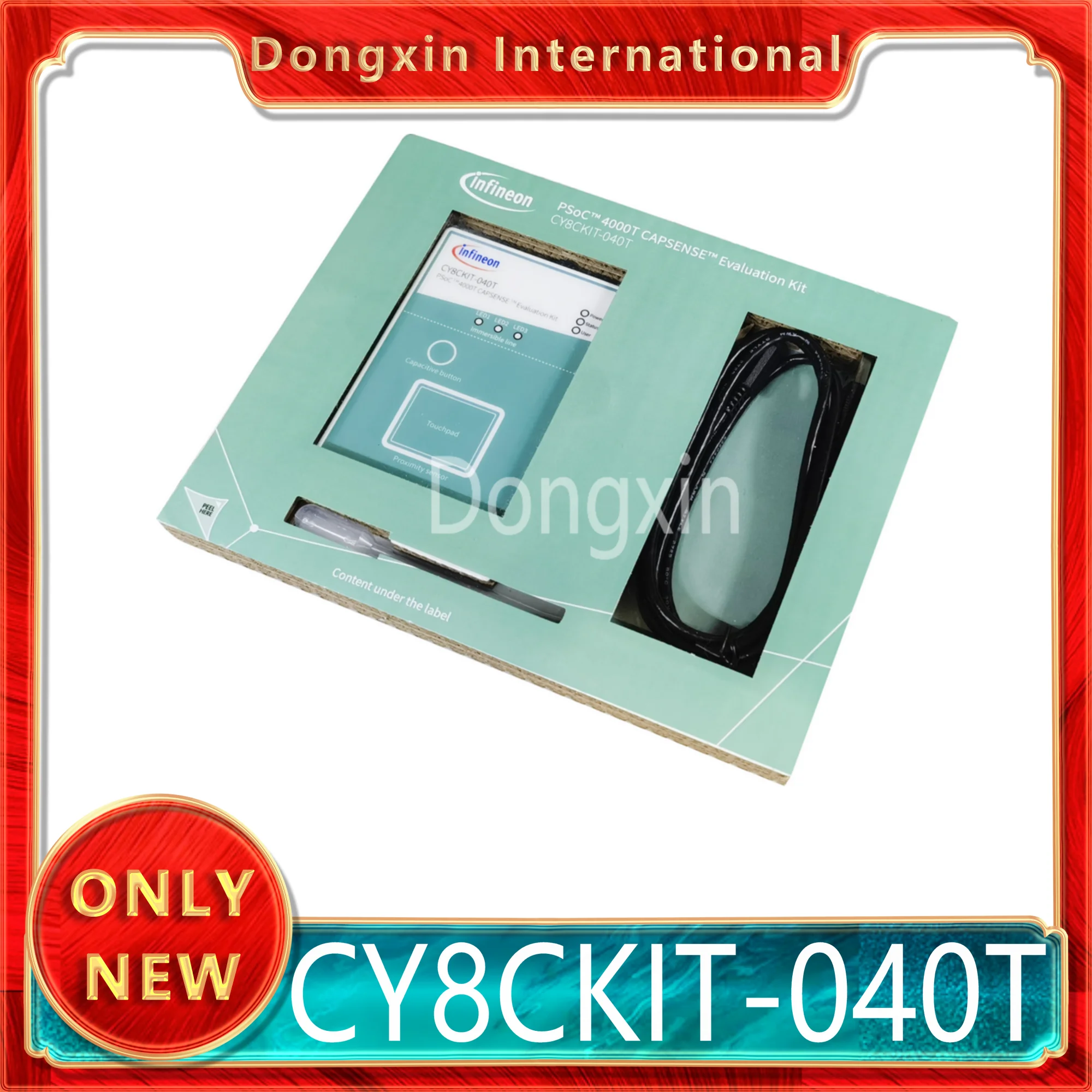 CY8CKIT-040T PSoC 4000T CAPSENSE Capacitive Sensing Evaluation Kit Infineon