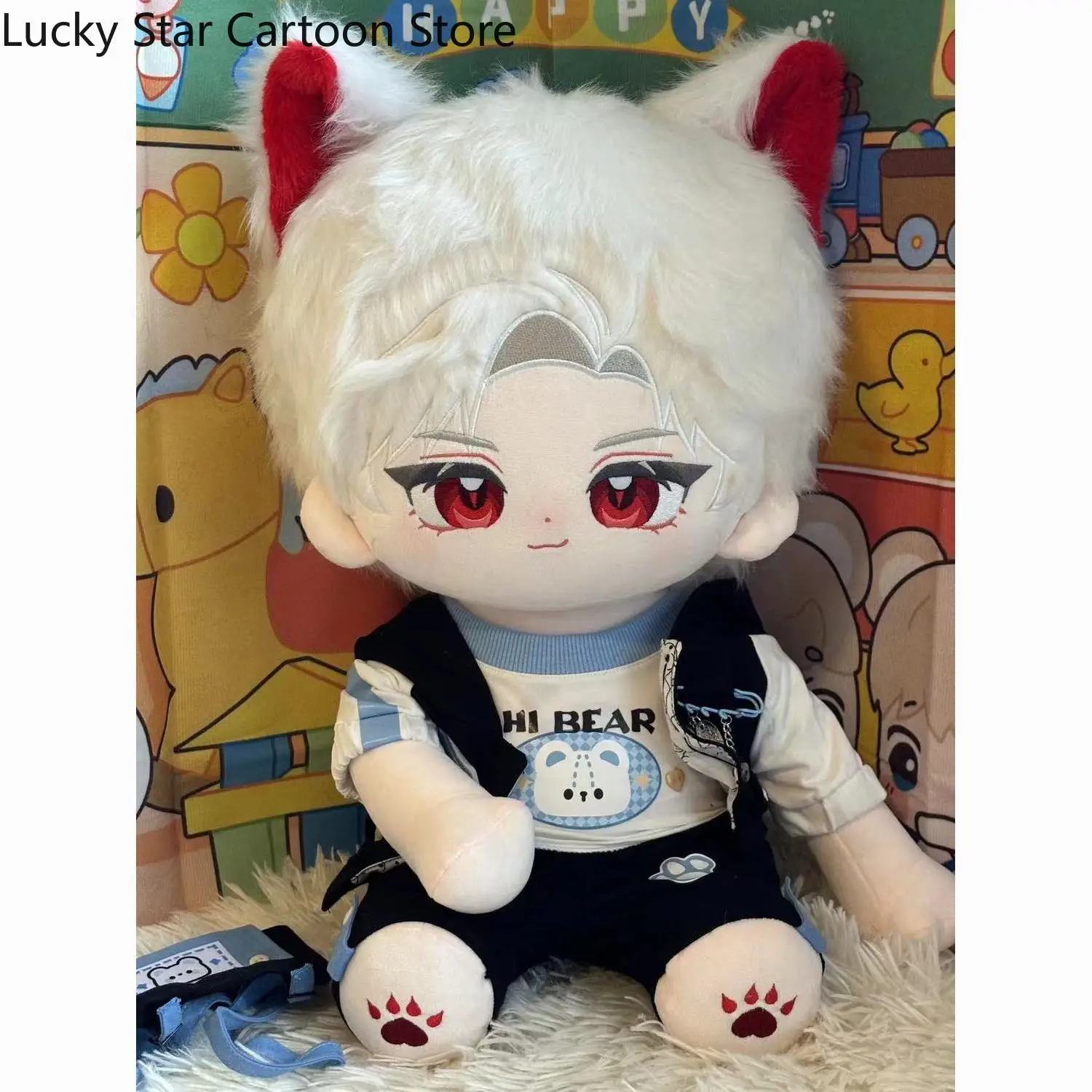 لعبة أنيمي الحب والمساحة العميقة سيلوس 40 سنتيمتر الكرتون الشكل المعبود بلوشيز الوسائد فتاة هدية عيد ميلاد الاستلقاء على وسادتك تأثيري لطيف