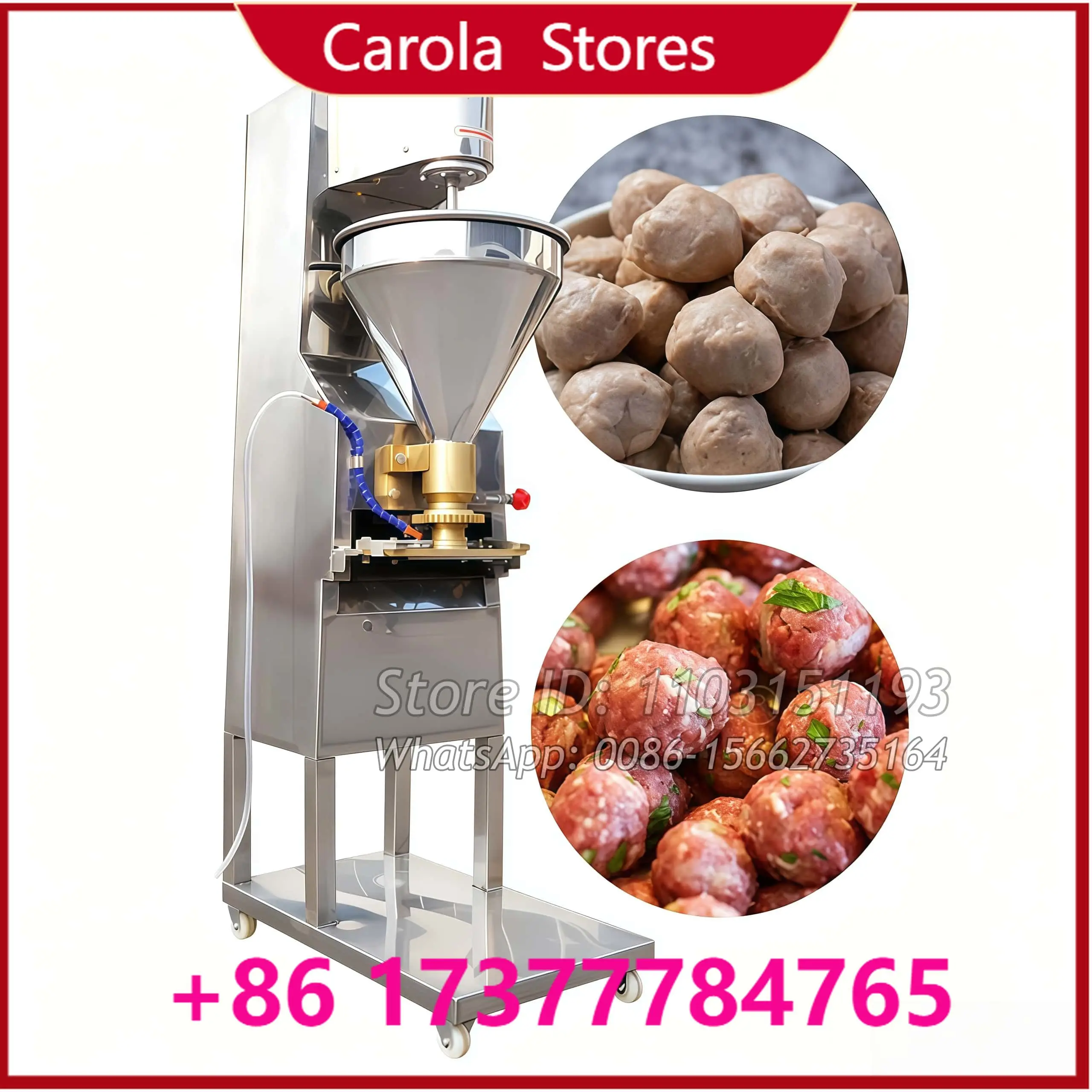 Vertical Max 6 cm Diameter Big Meatball Former Beef Ball Maker Chicken Shrimp Fish Ball Form Machine Meat Ball Forming Machine