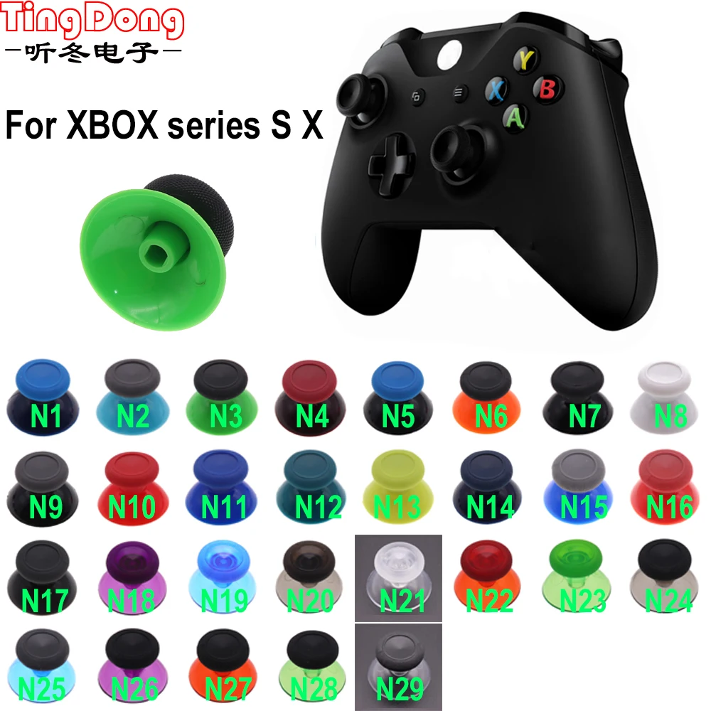 1PCS 3D Analog Joystick Replacement thumb Stick grips Cap Buttons For XBOX series S X Controller Thumbsticks Cover Mushroom Cap