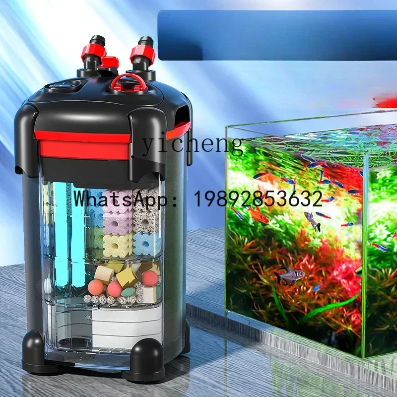 A3 فلتر خزان الأسماك مولد الأكسجين آلة متكاملة تعميم مضخة المياه تعميم إزالة الزيت برميل الفيلم #2