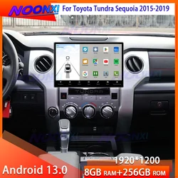 Android 13 For Toyota Tundra Sequoia 2015-2019 GPS Navigation Wireless Carplay Car Radio Stereo Multimedia Video Player No 2din