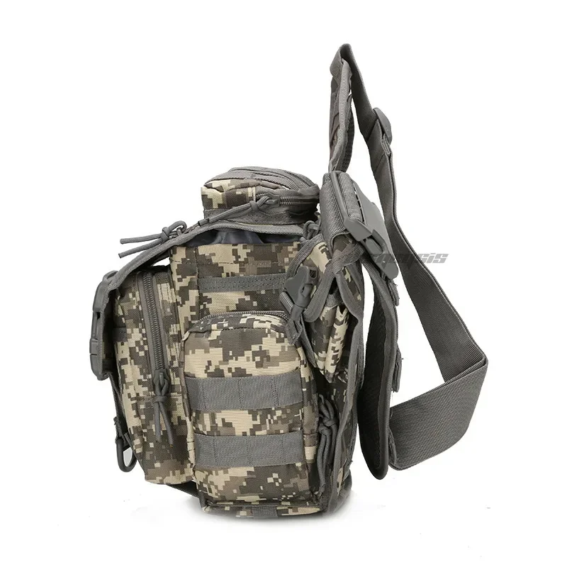 Borse a tracolla tattiche Borsa a tracolla per fotocamera Marsupio per arrampicata all\'aperto Campeggio Trekking Uomo Donna