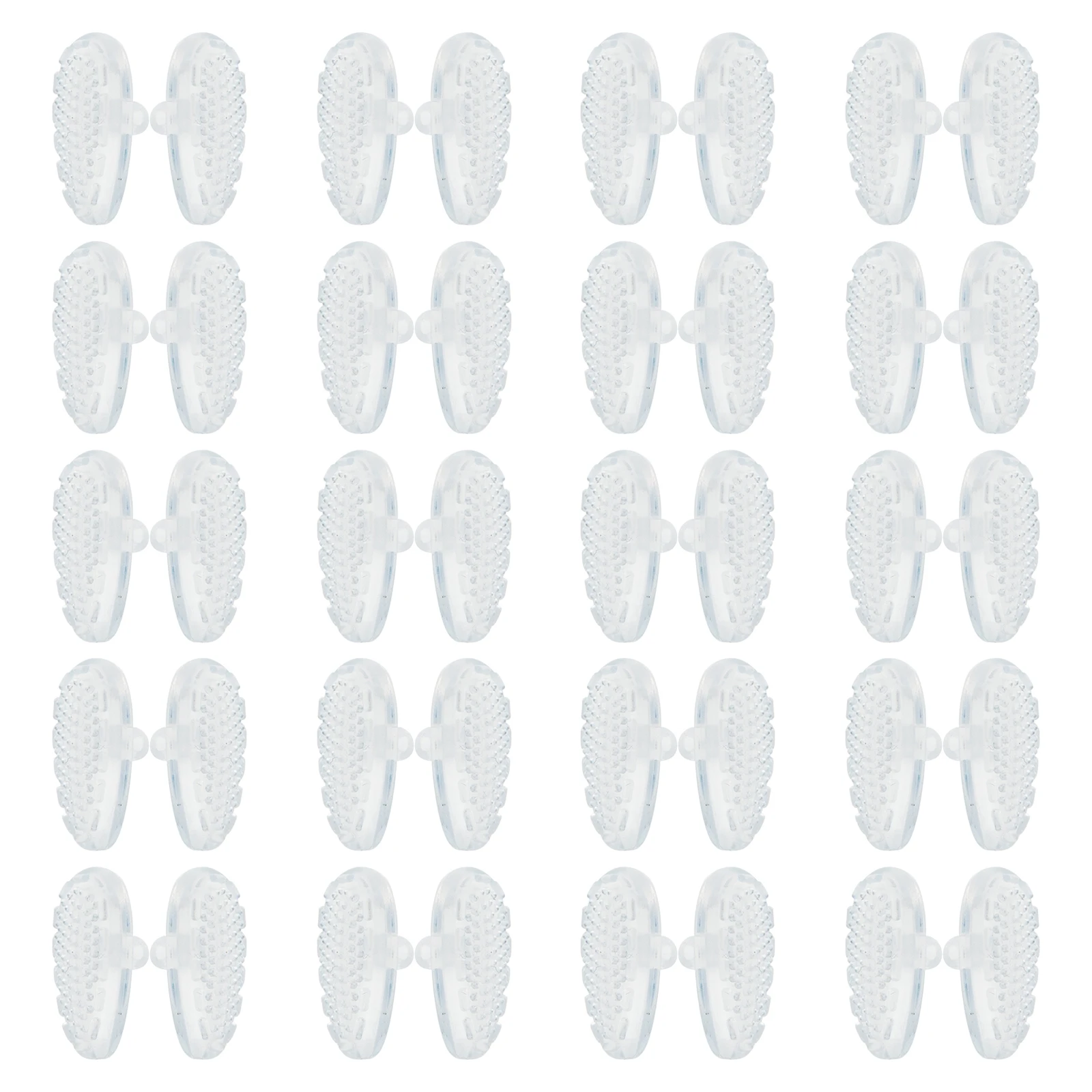 

25 Pairs Eyeglasses For Glasses Accessories Eyeglasses Supple Pad Pads Fit Silicone Pads Nose Mats Nose Bridge
