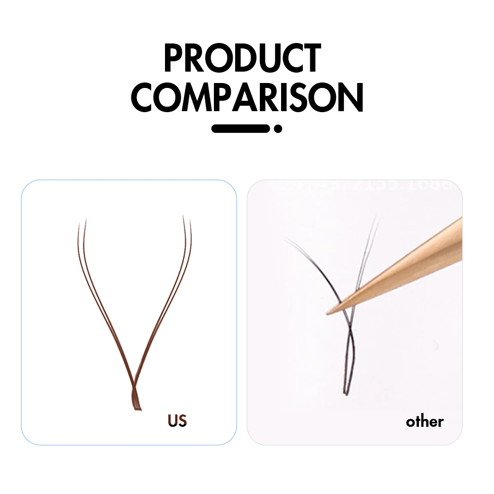 رموش بيلا موسا براون YY/3D/4D/5D W رموش M كيرل 8-14 ملم رموش مكياج ناعمة طبيعية #6