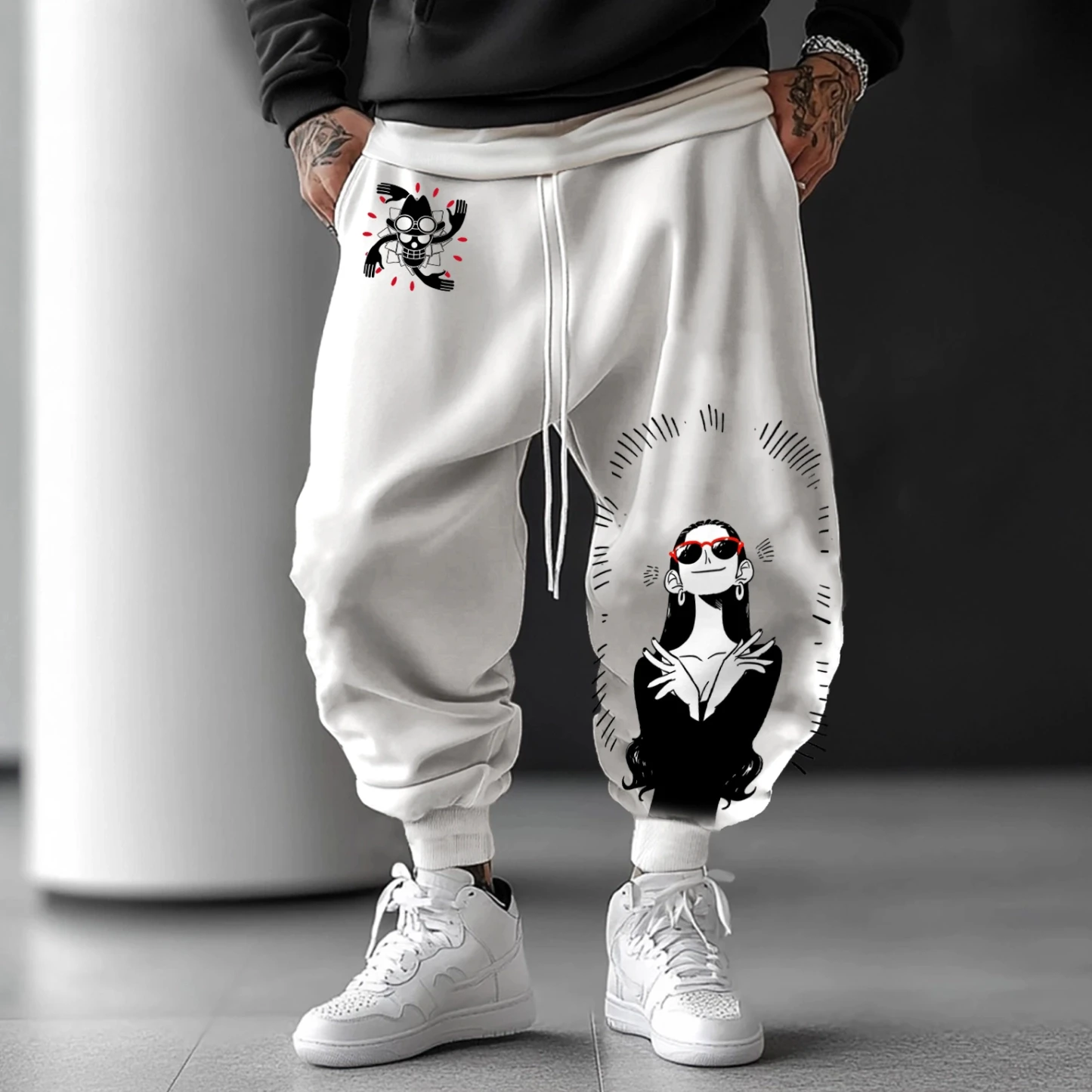 

One Piece Collaboration 2025 Best-selling Autumn Daily Life Commuting Sports Men's Pure Cotton Long Pants and Sweatpants