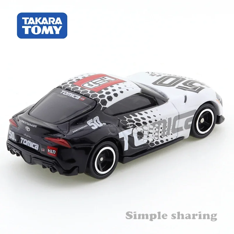 Takara Tomy Tomica 50e jubileum. Toyota GR Supra 1/60 Auto Hot Pop Kinderen Speelgoed Motorvoertuig Diecast Metaal Model Collectibles Nieuw