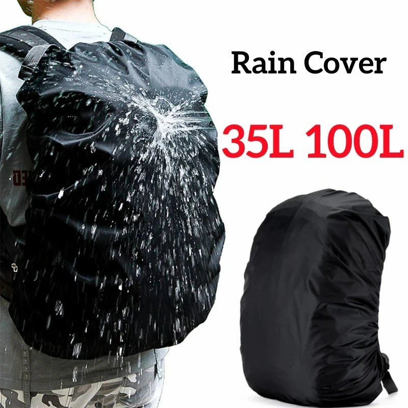 30L-40L Waterproof Backpack Cover Dustproof Rain Cover For Backpack Rainproof Cover Outdoor Camping Hiking Climbing Bag