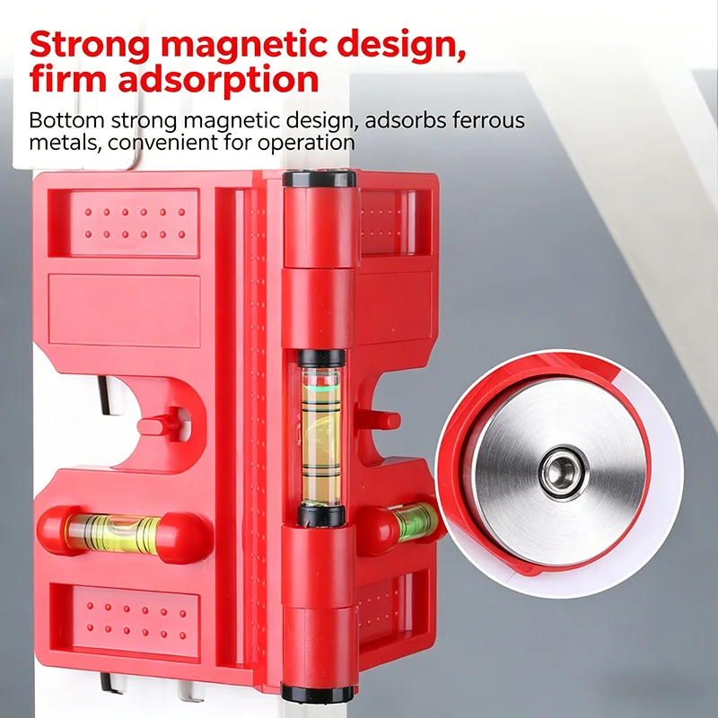 High Precision Multifunctional Column Level Verticality Folding Upright Railing Steel Structure Installation Tool Ruler