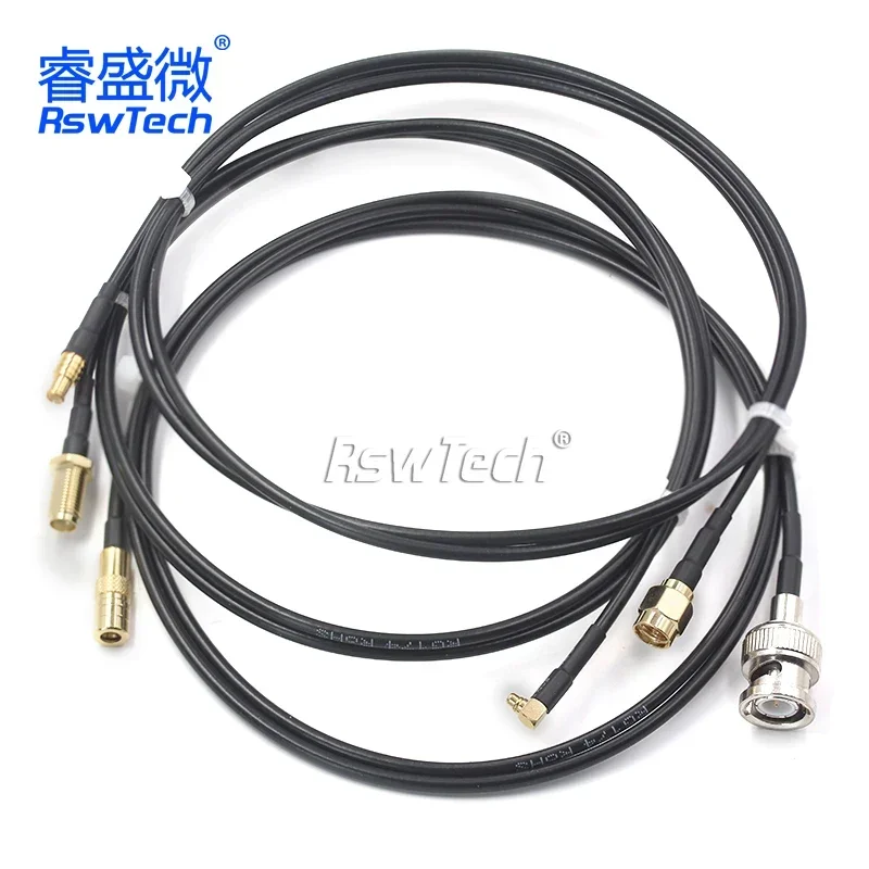 SMA/BNC/MCX/MMCX/SMB Штекерный RF-кабель 1 м RG174 RF-кабель SMA/BNC/MCX/MMCX/SMB Штекерный RF-кабель 1 м RG174 RF-кабель