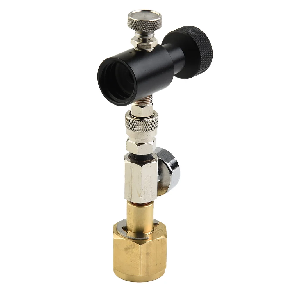 Gas Cylinder Adapter CGA320 Designed for Soda Stream Art Series with M18x1.5 Female and 8mm Male Thread Compatibility