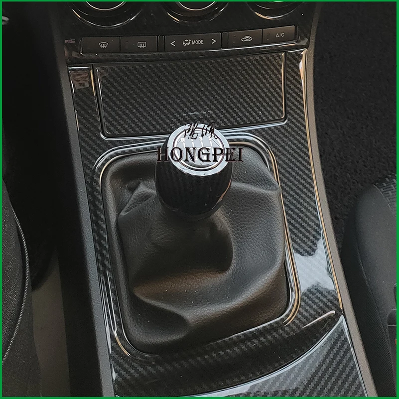 Car Styling For Mazda 3 2010-2012 Left Hand Drive AC CD Control Gear Panel Water Cup Holder Cover Trim Auto Parts Accessories