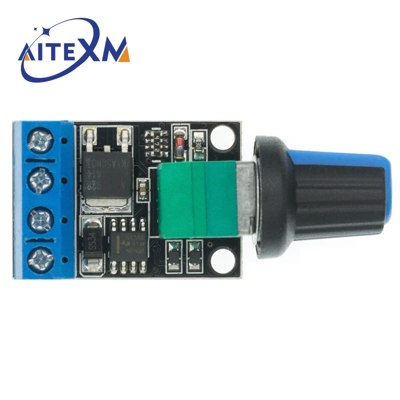1/3/5 PCS 5V 12V 10A Voltage Regulator PWM DC Motor Speed Controller Governor Stepless Speed Regulator LED Dimmer Controller